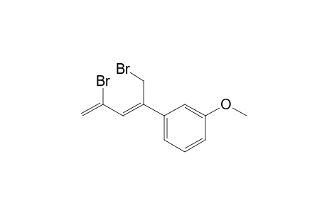 (Z)-1-(1,4-Dibromopenta-2,4-dien-2-yl)-3-methoxybenzene