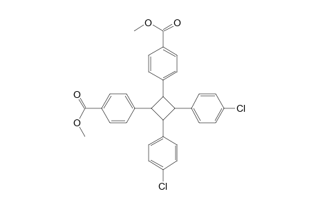 1,2-Bis(4-chlorophenyl)-3,4-bis[p-(methoxycarbonyl)phenyl]cyclobutane