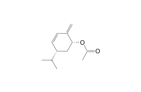 3-Cyclohexen-1-ol, 2-methylene-5-(1-methylethyl)-, acetate, (1R-cis)-