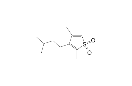 3-(3-Methylbutyl)-2,4-dimethyl-thiophene-1,1-dioxide