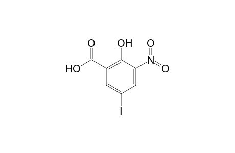 Salicylic acid, 5-iodo-3-nitro-