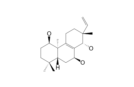 PEDINOPHYLLOL_G;1-BETA,7-BETA,14-ALPHA-TRIHYDROXY-ENT-PIMARA-8,15-DIEN