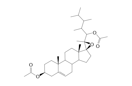 17-BETA,20-BETA-EPOXY-23,24-DIMETHYL-CHOLEST-5-ENE-3-BETA,22-DIOL-3-BETA,22-DIACETATE