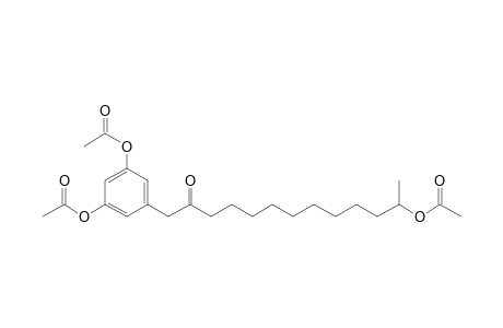 5-(12-Acetoxy-2-oxotridecyl)-1,3-phenylene diacetate