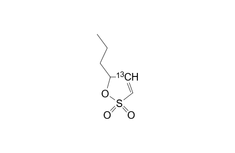 2-[13C]-hex-1-ene-1,3-sultone