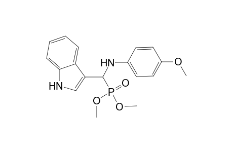 Dimethyl 1H-indol-3-yl(4-methoxyanilino)methylphosphonate