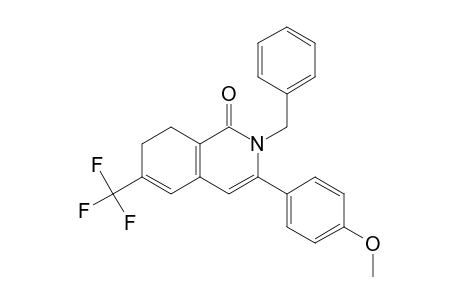 2-Benzyl-3-(4-methoxyphenyl)-6-(trifluoromethyl)-7,8-dihydroisoquinolin-1(2H)-one