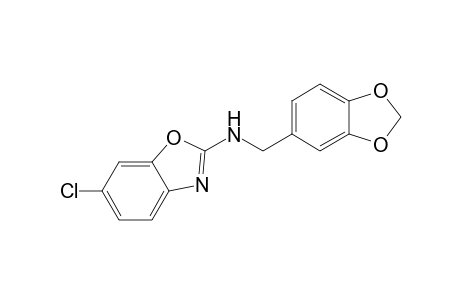 (6-chloro-1,3-benzoxazol-2-yl)-piperonyl-amine