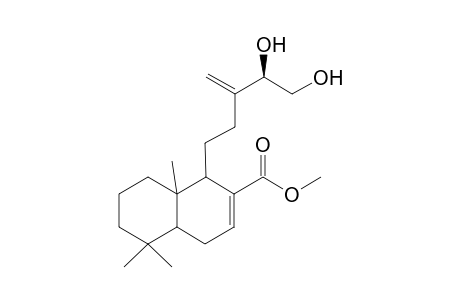 Methyl-14 R,15-dihydroxy-7,13-(16)labdadien-17-oate