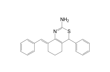 (8E)-4-phenyl-8-(phenylmethylene)-4,5,6,7-tetrahydro-3,1-benzothiazin-2-amine