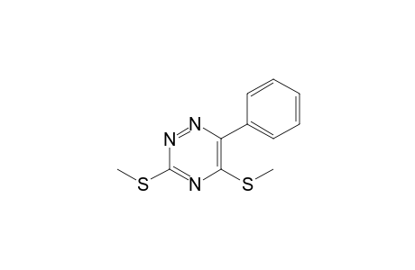 6-Phenyl-3,5-dimethylmercapto-1,2,4-triazine