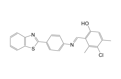 phenol, 2-[(E)-[[4-(2-benzothiazolyl)phenyl]imino]methyl]-4-chloro-3,5-dimethyl-