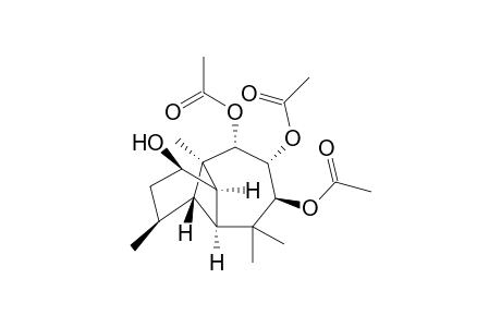 (1R,3S,4S,5S,7S,8R,9S,10R,11R)-7,8,9-Triacetyloxylongipinan-1-ol