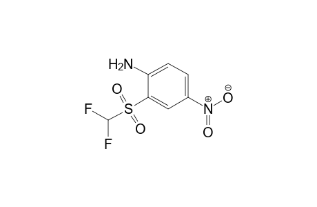 Benzenamine, 2-[(difluoromethyl)sulfonyl]-4-nitro-