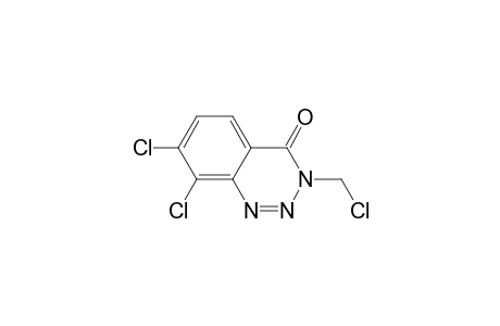 7,8-Dichloro-3-(chloromethyl)-1,2,3-benzotriazin-4(3H)-one
