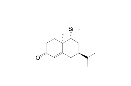 (7S,9R,10R)-3-Oxo-9-trimethylsilyl-15-nor-4-eudesmene