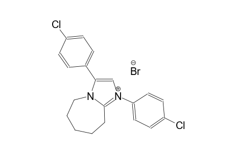 1,3-bis(4-chlorophenyl)-6,7,8,9-tetrahydro-5H-imidazo[1,2-a]azepin-1-ium bromide