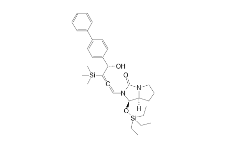 (1R,7aS)-2-((4S)-4-(biphenyl-4-yl)-4-hydroxy-3-(trimethylsilyl)buta-1,2-dienyl)-1-(triethylsilyloxy)tetrahydro-1H-pyrrolo[1,2-c]imidazol-3(2H)-one