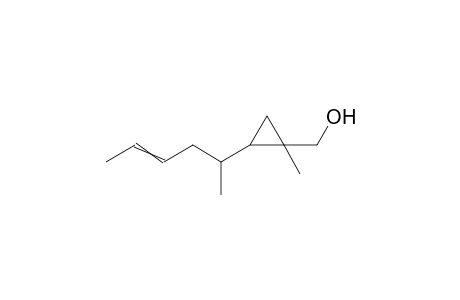 [2-(Hex-4-en-2-yl)-1-methylcyclopropyl]methanol