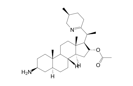 16,28-Secosolanid-22(28)-en-16-ol, 3-amino-, acetate (ester), (3.beta.,5.alpha.,16.alpha.)-