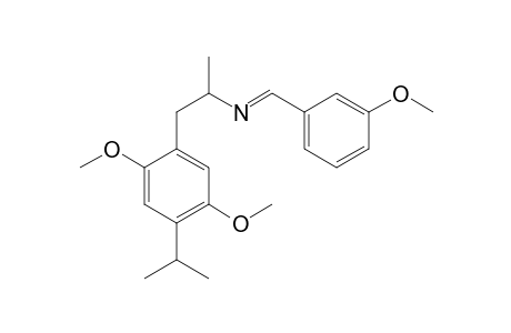 N-(1-(2,5-Dimethoxy-4-(propan-2-yl)phenyl)propan-2-yl)-1-(3-methoxyphenyl)methanimine