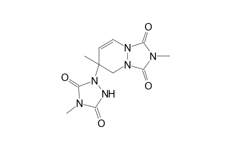 2,6-Dimethyl-6-(4-methyl-3,5-dioxo-[1,2,4]triazolidin-1-yl)-5,6-dihydro-[1,2,4]triazolo[1,2-a]pyridazine-1,3-dione
