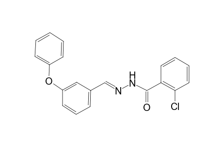 Benzhydrazide, 2-chloro-N2-(3-phenoxybenzylideno)-