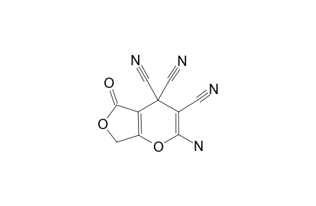 2-Amino-5-oxo-5H-furo[3,4-b]pyran-3,4,4(7H)-tricarbonitrile
