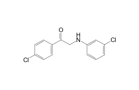 4'-chloro-2-(m-chloroanilino)acetophenone