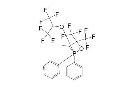 2-(1,1,1,3,3,3-hexafluoropropan-2-yloxy)-3-methyl-2,2-di(phenyl)-4,4-bis(trifluoromethyl)-1-oxa-2$l^{5}-phosphacyclobutane
