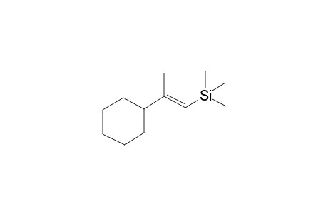 (E)-(2-Cyclohexylprop-1-en-1-yl)trimethylsilane