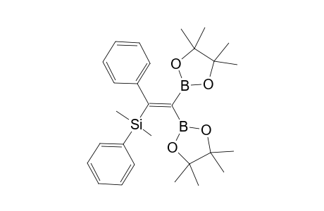 1-Dimethylphenylsilyl-1-phenyl-2,2-bis(4,4,5,5-tetramethyl-1,3,2-dioxaborolan-2-yl)ethene