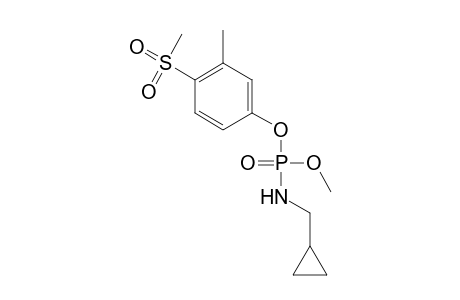 Phosphoramidic acid, (cyclopropylmethyl)-, methyl 3-methyl-4-(methylsulfonyl)phenyl ester