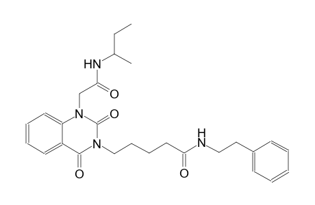 5-(1-[2-(sec-butylamino)-2-oxoethyl]-2,4-dioxo-1,4-dihydro-3(2H)-quinazolinyl)-N-(2-phenylethyl)pentanamide