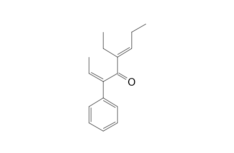 (2Z,5E)-5-ETHYL-3-PHENYLOCTA-2,5-DIEN-4-ONE