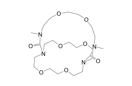 3,12-Dimethyl-6,9,17,20,25,28-hexaoxa-1,3,12,14-tetraazabicyclo[12.8.8]triacontane-2,13-dione