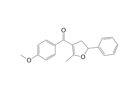 (4-Methoxyphenyl)(2-methyl-5-phenyl-4,5-dihydro-furan-3-yl)methanone