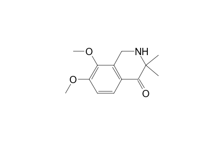 4(1H)-Isoquinolinone, 2,3-dihydro-7,8-dimethoxy-3,3-dimethyl-