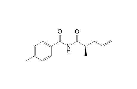 4-Methyl-N-((R)-2-methyl-pent-4-enoyl)-benzamide