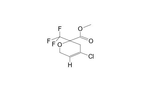 6-TRIFLUOROMETHYL-6-METHOXYCARBONYL-4-CHLORO-5,6-DIHYDRO-2H-PYRAN(DIASTEREOMER MIXTURE)