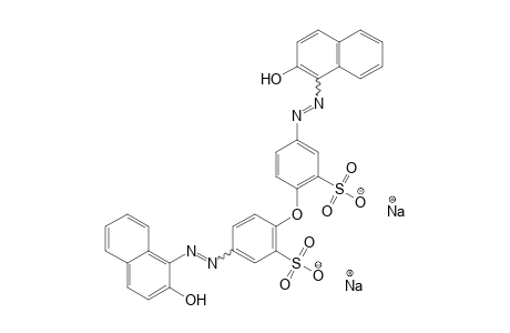 Benzenesulfonic acid, 2,2'-oxybis[5-[(2-hydroxy-1-naphthalenyl)azo]-, disodium salt