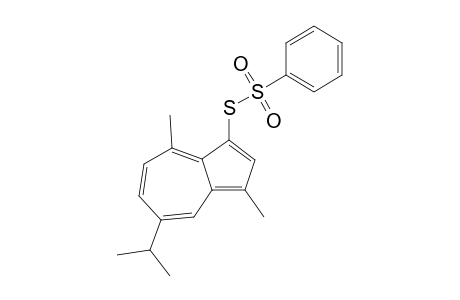 3-(Phenylsulfonylthio)guaiazulene