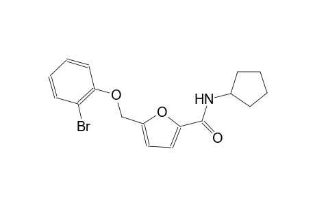 5-[(2-bromophenoxy)methyl]-N-cyclopentyl-2-furamide