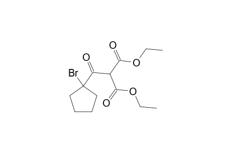 Ethyl-C-(1-bromocyclopentanecarbonyl)-malonate