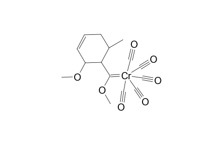 endo-(pentacarbonyl)(1-(2-methoxy-6-methylcyclohex-3-enyl)-1-methoxymethylene)chromium complex