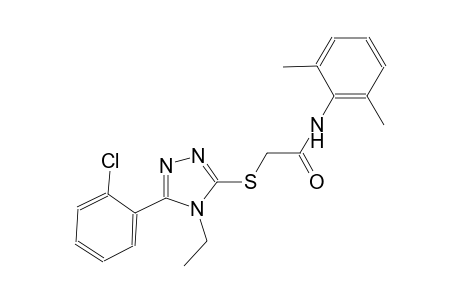 2-{[5-(2-chlorophenyl)-4-ethyl-4H-1,2,4-triazol-3-yl]sulfanyl}-N-(2,6-dimethylphenyl)acetamide