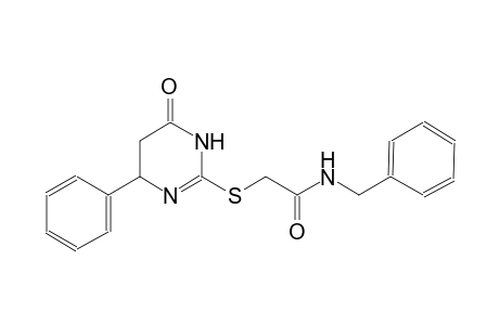 N-benzyl-2-[(6-oxo-4-phenyl-1,4,5,6-tetrahydro-2-pyrimidinyl)sulfanyl]acetamide