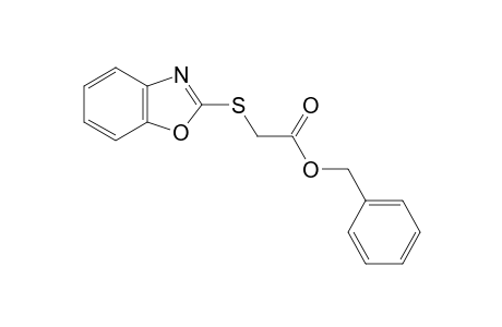 (phenylmethyl) 2-(1,3-benzoxazol-2-ylsulfanyl)ethanoate