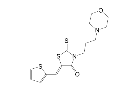 (5Z)-3-[3-(4-morpholinyl)propyl]-5-(2-thienylmethylene)-2-thioxo-1,3-thiazolidin-4-one