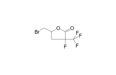2-FLUORO-2-TRIFLUOROMETHYL-4-BROMOMETHYL-4-BUTANOLIDE